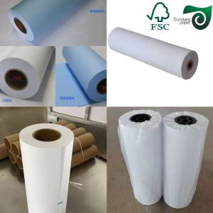 Buy cheap 24" 500ft CAD Plotter Inkjet Bond Paper Roll Tailored For Garment Industry from wholesalers