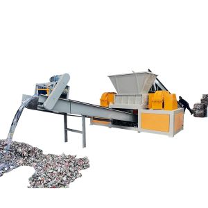 15kW Power Metal Scrap Shredder with Large Capacity and User-friendly Design