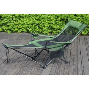 Buy cheap Portable Folding Adjustable Reclining Leisure Mesh Camping Chair With Removable product