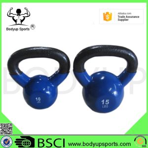 Buy cheap Durable Vinyl Covered Kettlebells With Ergonomic Baked Acrylic Handle from wholesalers