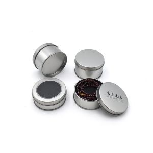 Buy cheap Cylinder Rustproof Printed Tin Boxes Multipurpose With PVC Window from wholesalers