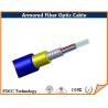 Buy cheap Direct Burial Armored Multimode Fiber Optic Cable With Terminated Connector from wholesalers