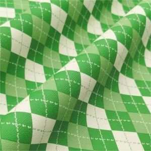 Buy cheap Handbag Custom Printed Patterned Faux Leather Fabric PVC Geometric Diamond from wholesalers