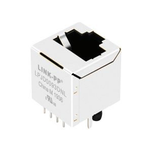 LPJD0093DNL 10/100 Base-T Vertical Integrated RJ45 Connector Without LED