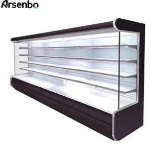 Buy cheap Durable Vertical Open Chiller Display , 220V Multideck Refrigerated Display Cabinets from wholesalers