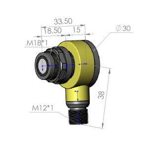 Buy cheap 4 Pin Connector Plastic PZT Ultrasonic Waterproof Sensor from wholesalers