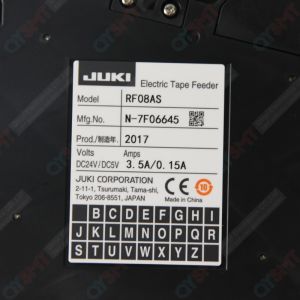 Buy cheap SMT spare parts JUKI 8MM FEEDER RF08AS from wholesalers