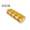 Buy cheap Current Rating 1.5A RJ45 Modular Jack Female Connector , RJ45 4 Port Blue / Black / Yellow Color from wholesalers