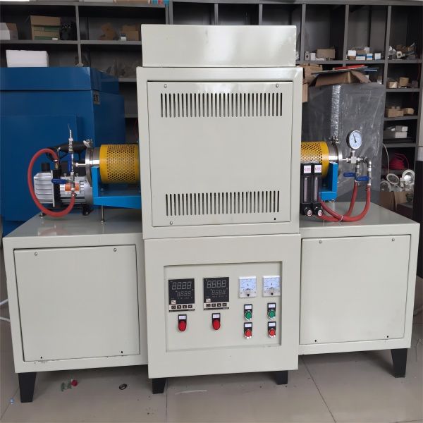 1200C PID Control Heat Treatment Continuous Carbonization Furnace With Three