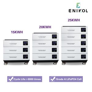 Customizable 48v Stackable LiFePo4 Solar Battery Lithium for Home Energy Storage