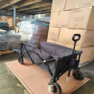 Shopping Foldable Wagon Cart Utility Collapsible Picnic Wagon With All Terrain