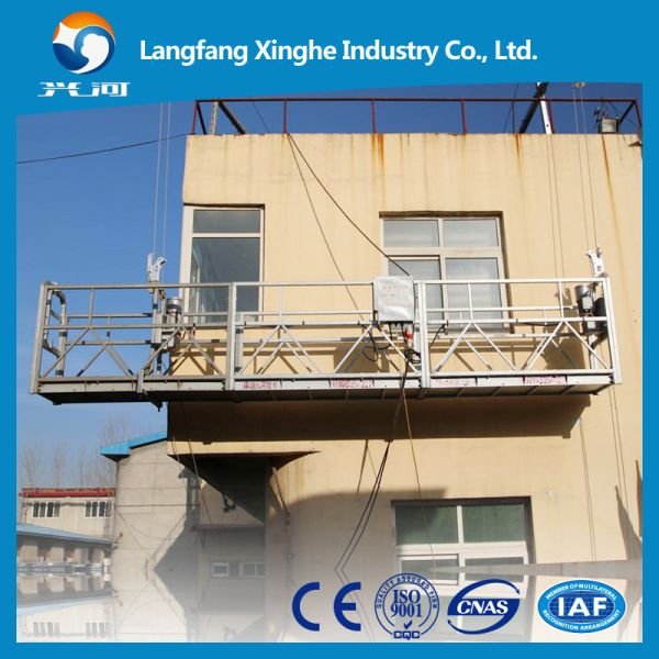 Quality zlp630 suspended power access platform/  lifting cradle gondola for sale