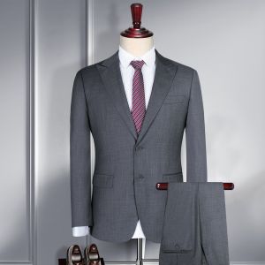 Buy cheap Regular Clothing Length Formal Men's Suits Woolen Slim Fit Single Breasted Suits from wholesalers