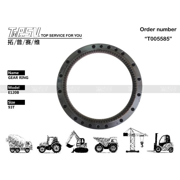 Quality 099-0206 Excavator Swing Ring Gear Easy Installation For Caterpillar E120B 93T for sale