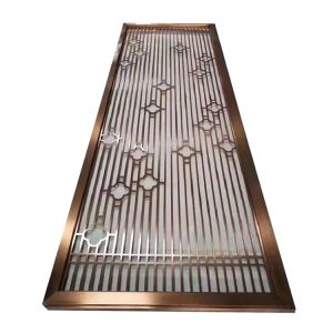 Buy cheap Elegant separation stainless steel room divider wall panels from wholesalers