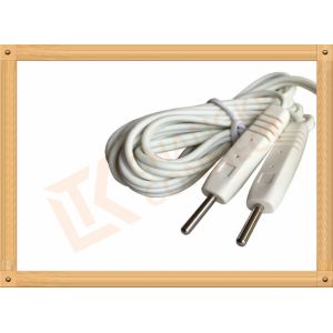 Square Plug Tens Unit Cables To 2 Pin Y Type Medial Tens EMS Heating Cable for