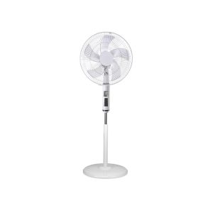 400mm Three Blades Electric Stand Fan With Round Base , Remote Control Pedestal Fan