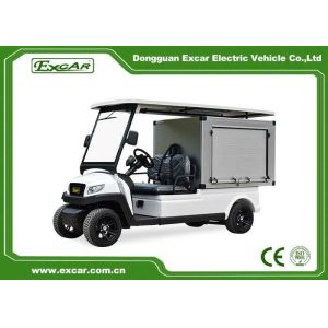 China 2 Seaters Electric Utility Carts With Three Layers Cargo Box on sale