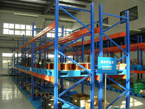 Buy cheap Easy To Store Heavy Duty Metal Storage Racks Customized Color For Warehouse from wholesalers