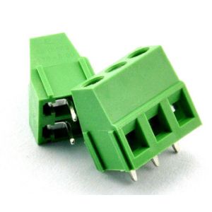 Brass Ni Plated Wire Cage PCB Screw Terminal Block For Wiring Harness