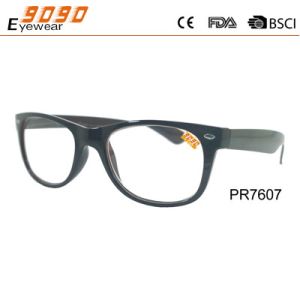 Buy cheap Retro fashionable reading glasses ,made of PC frame ,spring hinge,Power rang : 1.00 to 4.00D from wholesalers