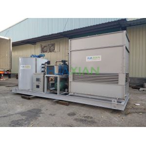 8 Ton Water Cooling Flake Ice Machine, Durable and Easy Operation Fresh Water