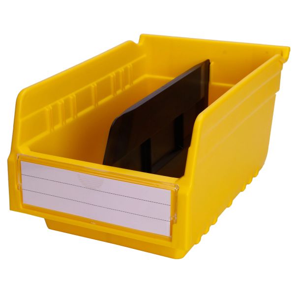 Quality NO Foldable Plastic Shelf Bin for Stacking Medicine in Warehouse Semi-Open Front Crate for sale