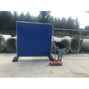 Buy cheap 2m Steel Hoarding Panel 30KG/PCS product