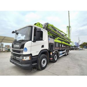 Buy cheap 2022 Used Zoomlion 62Meter Truck Mounted Concrete Pump Truck with Scania chassis construction machinery from wholesalers