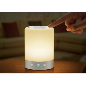 Buy cheap Sensitive Touch Light Up Bluetooth Speaker , Romantic Wireless Charging Bluetooth Speaker With FM Radio from wholesalers