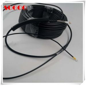 LC- LCD Fullaxs Outdoor Fibre Optic Cable SM Duplex G657A1 With Grounding wire