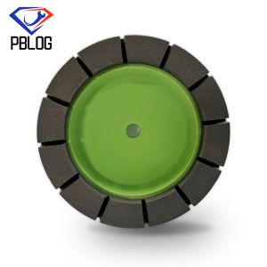Segmented Hand Grinding Wheel Glass Edge Sectional Grinding Wheel Green