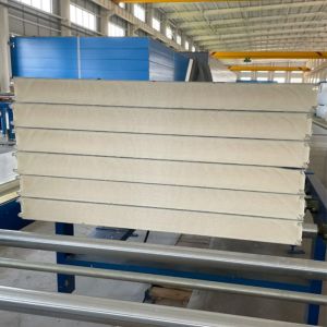 Fireproof Grade B1/B2 PU Sandwich Board with and Compressive Strength ≥0.15MPa