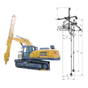 Adjustable Excavator Telescopic Arm Telescopic Excavator BS900E Q355B