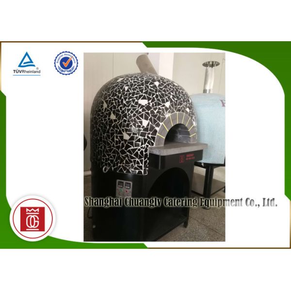 Italy Type Napoli Pizza Oven Natural Lava Rock Gas Heating , Black or Red