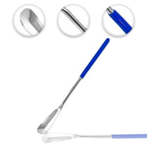 Buy cheap Stainless Steel Micro Lab Scoop Half Rounded Spoon Spatula Sampler With Vinyl Handle (9") Stainless Steel Micro Lab from wholesalers