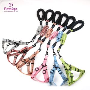 Buy cheap good Dog Leash No Pull Dog Harness For Large Dogs Leash Braided Leather Dog Leash With Comfortable Padded Handle from wholesalers