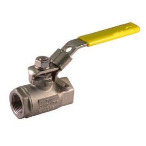 Buy cheap Stainless Steel 2 Piece Standard Port Ball Valve with Threaded Connection 2000 WOG from wholesalers