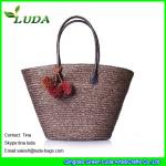 Buy cheap LUDA chocalet straw handbags women tote wheat straw beach bags from wholesalers