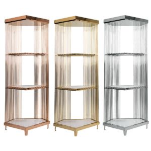 Buy cheap Mirror Surface Clothes Shop Display Shelving With Led Light OEM / ODM Available from wholesalers