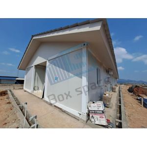 BOX SPACE Customized Size Modern Flat Pack Container, 6x3m Portable Cabin,
