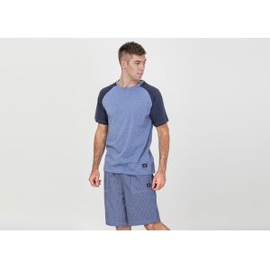 Buy cheap Breathable Mens Designer Loungewear Sets Polycotton Jersey Raglan Sleeve Tee from wholesalers
