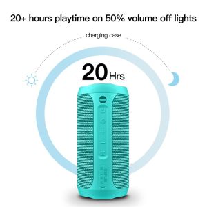 Small Bluetooth Waterproof Speaker Multipurpose With 3600mAh Battery