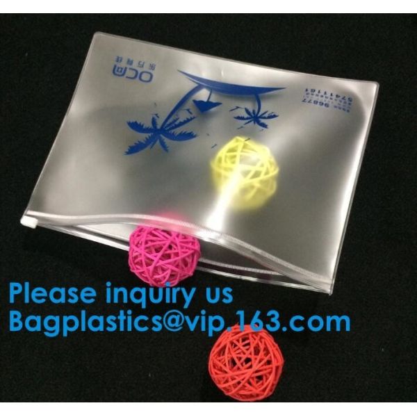 Quality PVC Slider Frosted Zipper Bag ,Plastic Packing Bag With Zipper, Resealable Poly Bags,Slider Zipper Bag Clear Pvc Packagi for sale