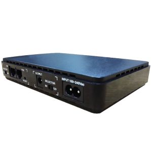 Buy cheap Black DC Mini UPS 18W 10400mah For WIFI Routers Built In BMS Lithium UPS from wholesalers