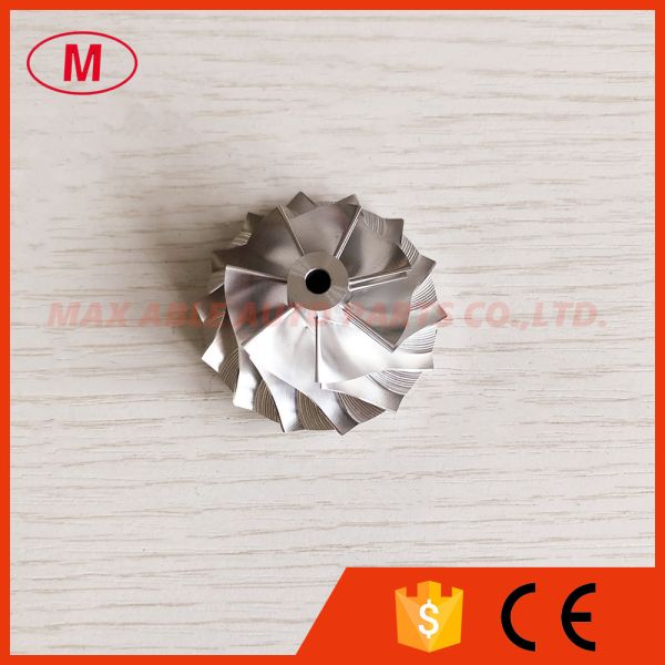 Buy cheap KP39 31.97/44.98mm 7+7 blades high performance turbocharger milling/aluminum 2618/Billet compressor wheel from wholesalers