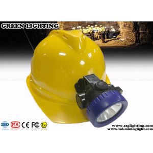 Buy cheap 3.7V Rechargeable Miners Helmet Light 100000 Hours Life Span 4000 Lux Brightness from wholesalers
