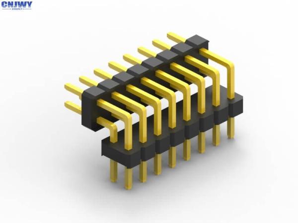 Quality PCB Right Angle Pin Connector , Durable Bulk 20 Pin Header Connector for sale