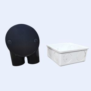 Buy cheap Electrical Plastic Fireproof Wall Mounting PVC Junction Box 75x75Mm 74x74Mm from wholesalers