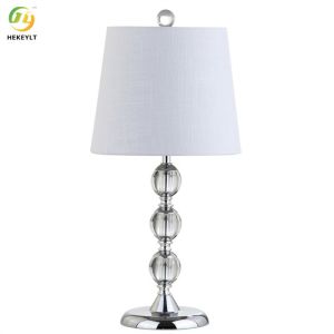 Buy cheap Crystal Mini Drum Shade Bedside Table Lamp 20" from wholesalers